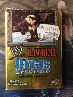 WWF WWE "Divas Overload" 12-Card Sealed Booster Pack X1 - Image 1