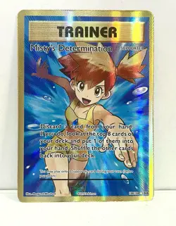 Misty's Determination Full Art Trainer Card Holo 108/108 XY Evolutions 2016-NM - Image 1