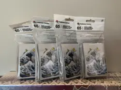🌊 Pokemon Center Great Wave Pikachu and Friends Card Sleeves TCG (65 Sleeves) - Image 1