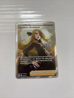 Cynthia's Ambition Full Art Holo Card 169/172 Swsh09 Brilliant Stars NM - Image 1