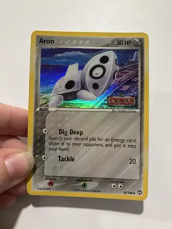 Pokemon TCG Aron EX Power Keepers Card 42/108 - Image 1