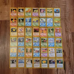 Vintage Pokemon Card Lot of 42 Neo Genesis Unlimited TCG WOTC - Image 1