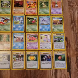 Vintage Pokemon Card Lot of 42 Neo Genesis Unlimited TCG WOTC - Image 5