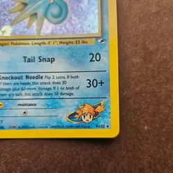 Misty's Seadra 009/132 Pokemon Gym Heroes Holo Rare Card - LP - Image 5
