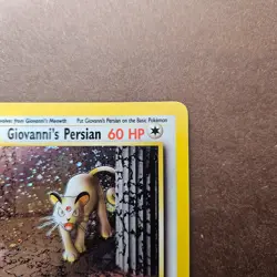 Giovanni's Persian 8/132 Pokemon Gym Challenge Holo Rare Card - LP - Image 3
