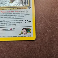 Giovanni's Persian 8/132 Pokemon Gym Challenge Holo Rare Card - LP - Image 5