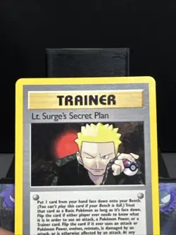Pokemon Card Lt. Surge's Secret Plan 107/132 Gym Challenge Non Holo Rare L/P - Image 3