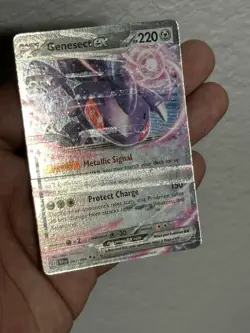 Genesect EX 067/086 ERROR Misprint Holo - Rare Pokemon TCG Card - Factory Defect - Image 1