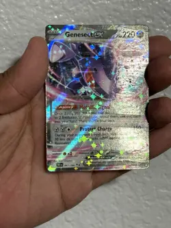 Genesect EX 067/086 ERROR Misprint Holo - Rare Pokemon TCG Card - Factory Defect - Image 3