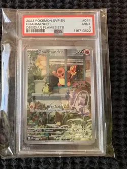Charmander 044 Sv: Scarlet & Violet Promo Cards Holo PSA 9 MINT English - Image 1