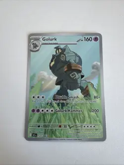 Golurk 123/086 SV Black Bolt English Pokemon Card NM - Image 1