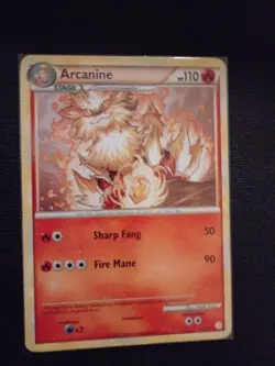 Arcanine 1/123 Non-Holo Rare Ember Spark Theme Deck Exclusive Pokemon Card LP - Image 1