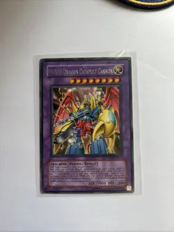 1996 Konami Yu-Gi-Oh! TCG VWXYZ Dragon Catapult Cannon DP2-EN017 Gaming Card - Image 1
