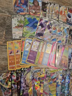 Pokemon Card Full Art, V, ex, AR, Mega, Ace Spec, Lot Of 67 Multi Language - Image 2