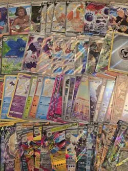 Pokemon Card Full Art, V, ex, AR, Mega, Ace Spec, Lot Of 67 Multi Language - Image 3