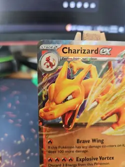 Pokemon TCG Charizard EX Promo Card 2024 SVP161 Black Star Promo NM - Image 2