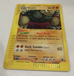 Golem 014/165 Reverse Holo - Expedition Base Set - Pokemon Card - lp - Image 3