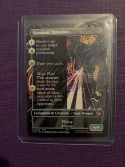Final Fantasy Summon: Bahamut Borderless Regular Magic the Gathering - Image 1