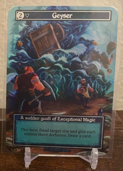 Sorcery Contested Realms - Beta - Geyser Foil NM/M - Image 1