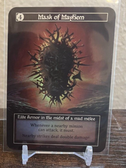 Sorcery Contested Realms - Beta - Mask of Mayhem Foil NM/M - Image 1