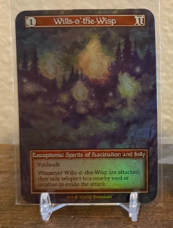 Sorcery Contested Realms - Beta - Wills-o'-the-Wisp Foil NM - Image 1