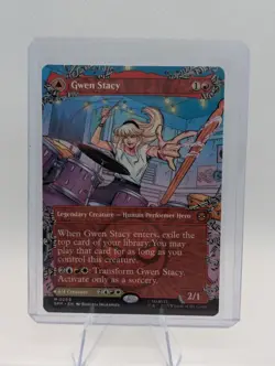 Magic The Gathering Marvel Spider-Man Gwen Stacy Borderless #0209 Non-Foil - Image 1