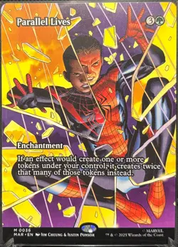 MTG Marvel’s Spider-Man Parallel Lives Borderless (Mythic) - Image 1
