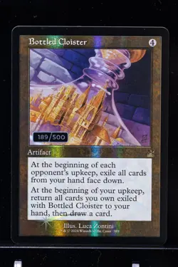 MTG SERIALIZED LP Bottled Cloister #189 RVR Foil Serial Numbered - Image 1