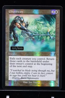 MTG SERIALIZED LP Ghostway #120 RVR Foil Serial Numbered - Image 1