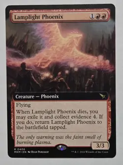 Lamplight Phoenix (Extended Art) Murders at Karlov Manor Regular - Image 1