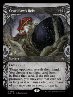 Cruelclaw's Heist (Showcase) #310 MTG Bloomburrow NM X1 - Image 1