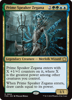 Prime Speaker Zegana [Foundations] Magic MTG - Image 1