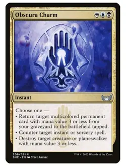 NM Obscura Charm, MTG, Streets of New Capenna, Magic the Gathering, 208 - Image 1