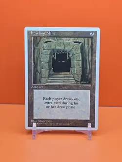 🟤🟤🟤 1995 Magic The Gathering HOWLING MINE 4TH EDITION PLAYED 🟤🟤🟤 - Image 1