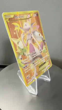 Mewtwo EX Full Art Holo Card 164/162 Secret Rare HP Pokemon TCG - Image 2