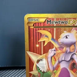 Mewtwo EX Full Art Holo Card 164/162 Secret Rare HP Pokemon TCG - Image 3