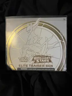 Pokemon TCG Sword Shield Brilliant Stars Elite Trainer Box ETB New 820650850127 - Image 1
