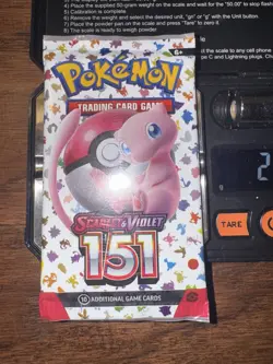 Very Heavy! 22.58g Pokemon 151 Booster Pack 🔥 Factory Sealed New K5 - Image 3