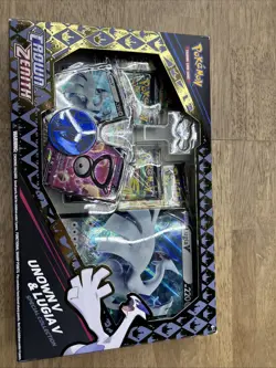 Pokemon Unown V & Lugia V Special Collection Sealed Crown Zenith Rare! - Image 1