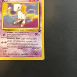 Mew Black Star Promo Pokemon League (2000) #8 - Image 3