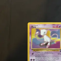 Mew Black Star Promo Pokemon League (2000) #8 - Image 5