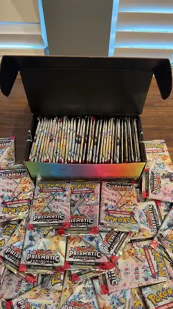 Prismatic Evolutions Booster Pack Lot of 36 FACTORY SEALED PACKS Pokemon TCG - Image 1