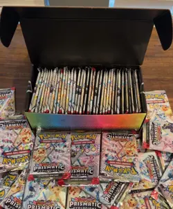 Prismatic Evolutions Booster Pack Lot of 36 FACTORY SEALED PACKS Pokemon TCG - Image 2