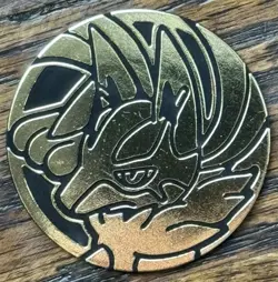 POKEMON TCG MEGA EVOLUTION LUCARIO COIN NEW NM+ - Image 1