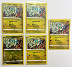 Pokemon Tcg Lot of 5 Drampa Reverse Holo Common basic Dragon - Image 1