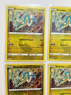 Pokemon Tcg Lot of 5 Drampa Reverse Holo Common basic Dragon - Image 2