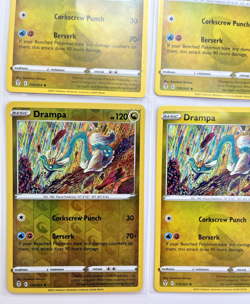 Pokemon Tcg Lot of 5 Drampa Reverse Holo Common basic Dragon - Image 3