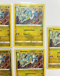 Pokemon Tcg Lot of 5 Drampa Reverse Holo Common basic Dragon - Image 5