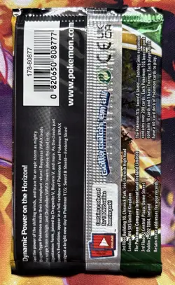 2021 Pokemon Evolving Skies Booster Pack Art Duraludon - Image 2
