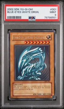 2002 Yu-Gi-Oh! Blue-Eyes White Dragon SDK PSA 9 Mint Starter Deck Kaiba Ultra - Image 1